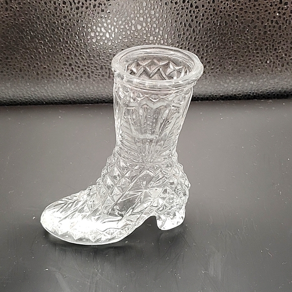 Crystal Ice Clear Glass Dress Boot - Picture 3 of 7